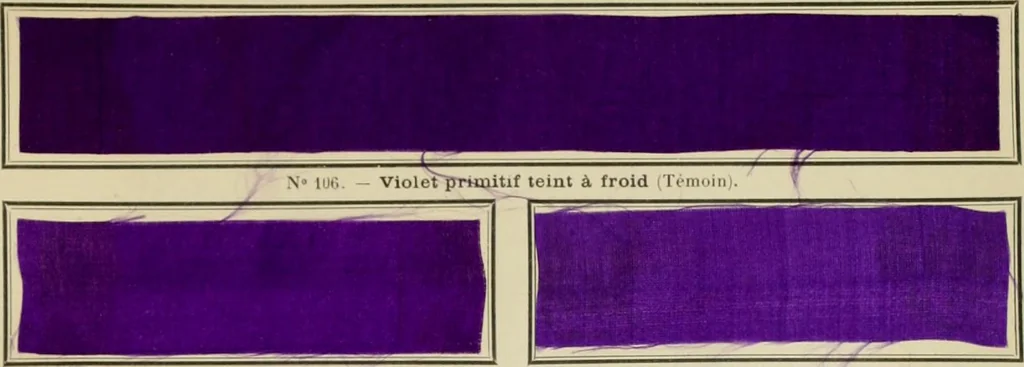 An illustration from Revue générale des mati`eres colorantes et des industries qui s'y rattachent, 1908, leaf 316