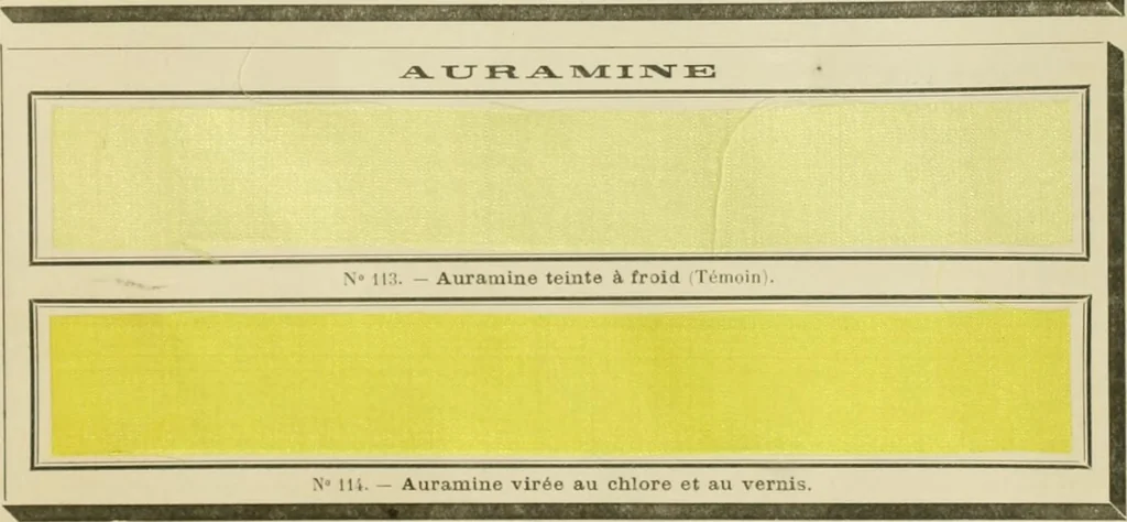 An illustration from Revue générale des mati`eres colorantes et des industries qui s'y rattachent, 1908, leaf 316