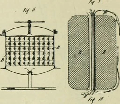 An illustration from Revue générale des mati`eres colorantes et des industries qui s'y rattachent, 1908, leaf 344