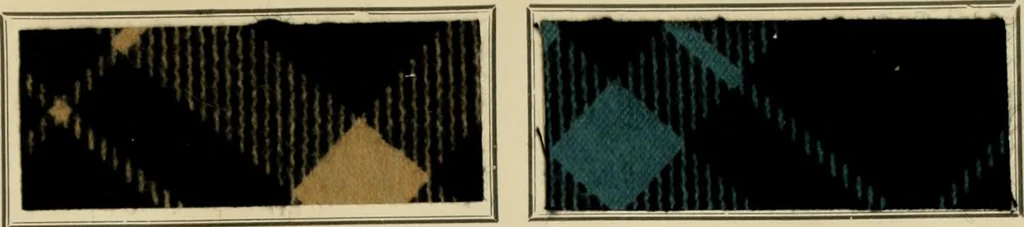An illustration from Revue générale des mati`eres colorantes et des industries qui s'y rattachent, 1908, leaf 394