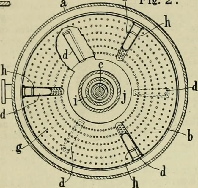 An illustration from Revue générale des mati`eres colorantes et des industries qui s'y rattachent, 1908, leaf 410