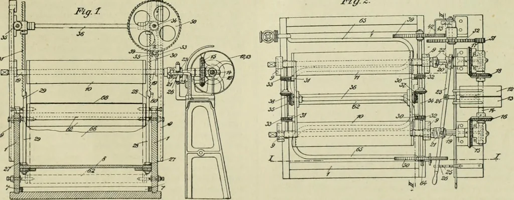 An illustration from Revue générale des mati`eres colorantes et des industries qui s'y rattachent, 1908, leaf 410