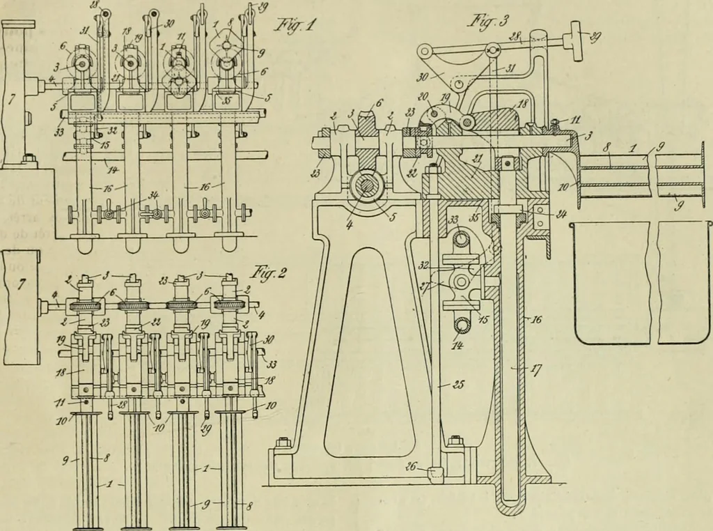 An illustration from Revue générale des mati`eres colorantes et des industries qui s'y rattachent, 1908, leaf 412
