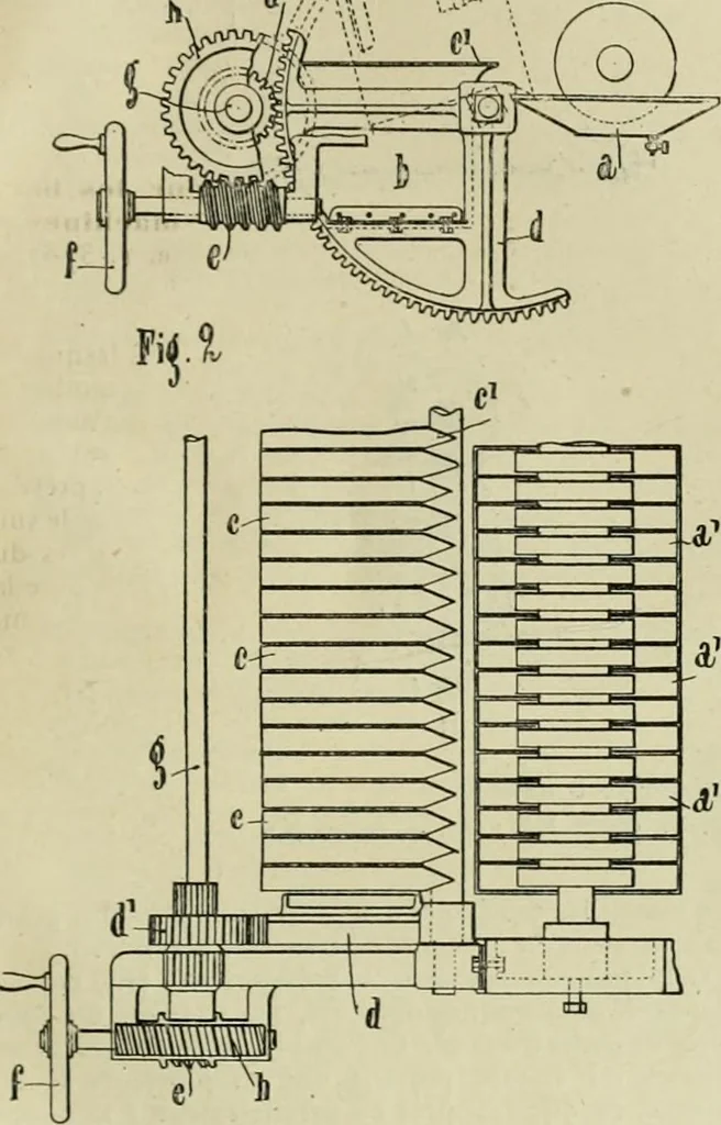 An illustration from Revue générale des mati`eres colorantes et des industries qui s'y rattachent, 1908, leaf 416