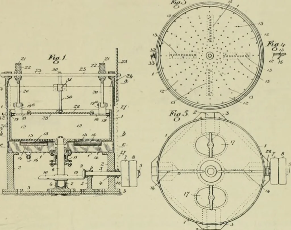 An illustration from Revue générale des mati`eres colorantes et des industries qui s'y rattachent, 1908, leaf 68