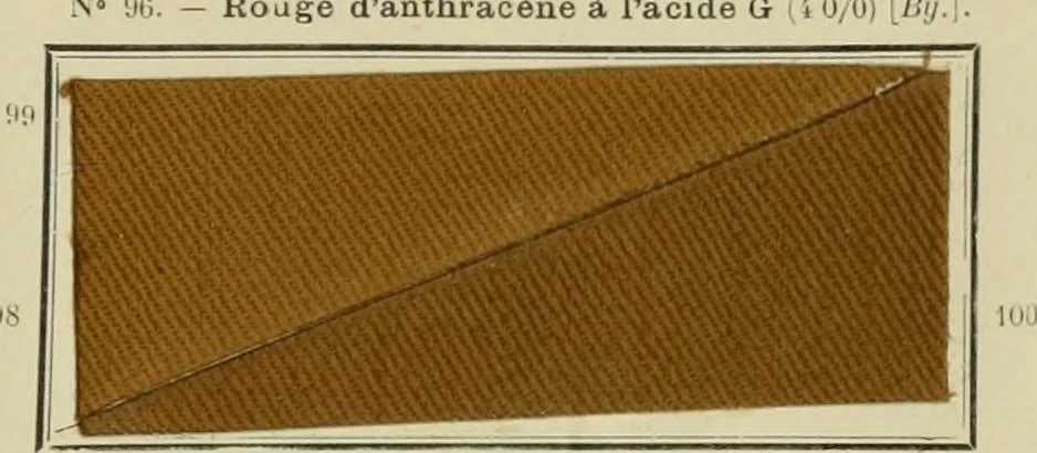 An illustration from Revue générale des matières colorantes et de leurs applications aux textiles, 1908, leaf 200