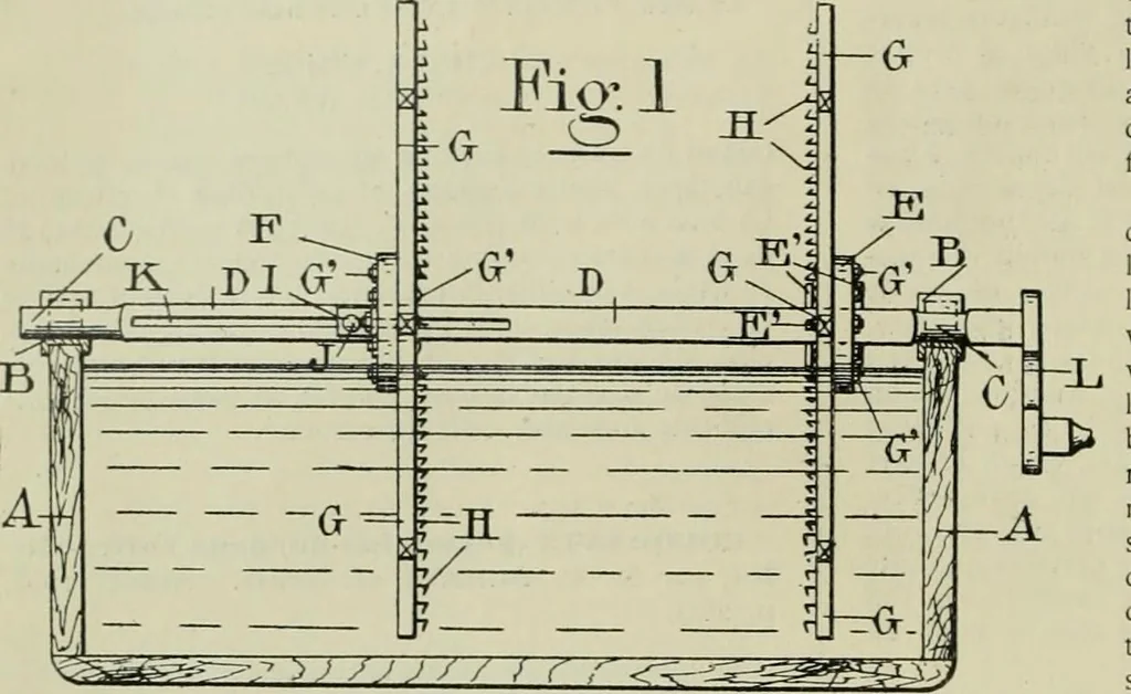 An illustration from Revue générale des matières colorantes et de leurs applications aux textiles, 1908, leaf 251