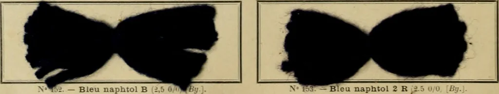 An illustration from Revue générale des matières colorantes et de leurs applications aux textiles, 1908, leaf 303