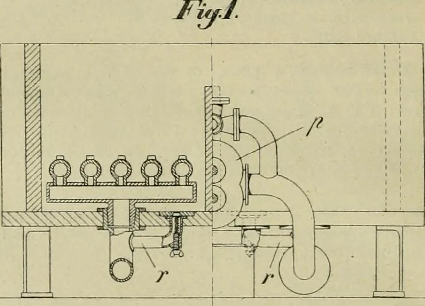 An illustration from Revue générale des matières colorantes et de leurs applications aux textiles, 1908, leaf 71