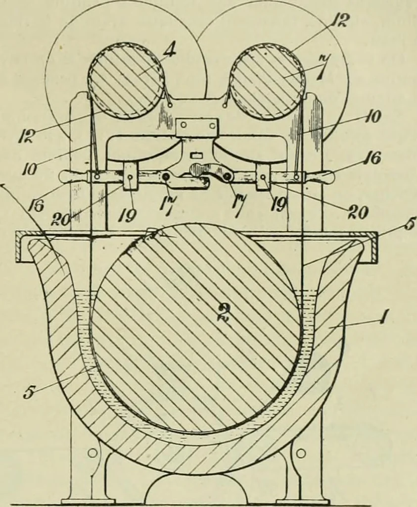 An illustration from Revue générale des matières colorantes et de leurs applications aux textiles, 1908, leaf 136