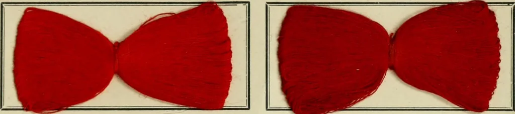 An illustration from Revue générale des matières colorantes et de leurs applications aux textiles, 1908, leaf 226