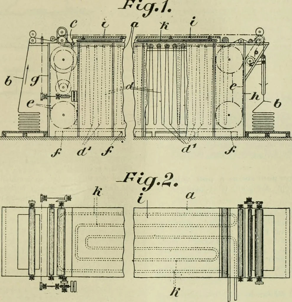 An illustration from Revue générale des matières colorantes et de leurs applications aux textiles, 1908, leaf 388