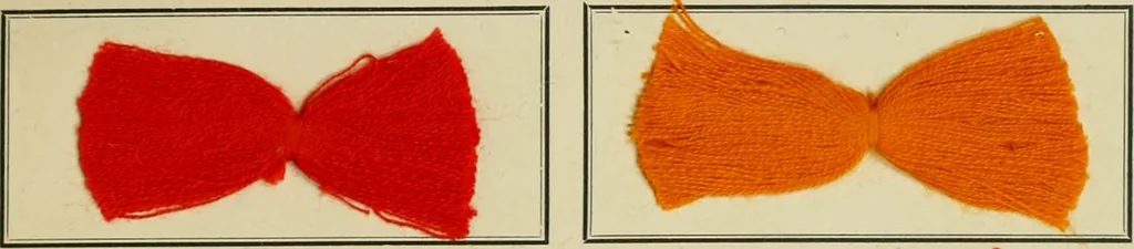 An illustration from Revue générale des matières colorantes et de leurs applications aux textiles, 1908, leaf 58