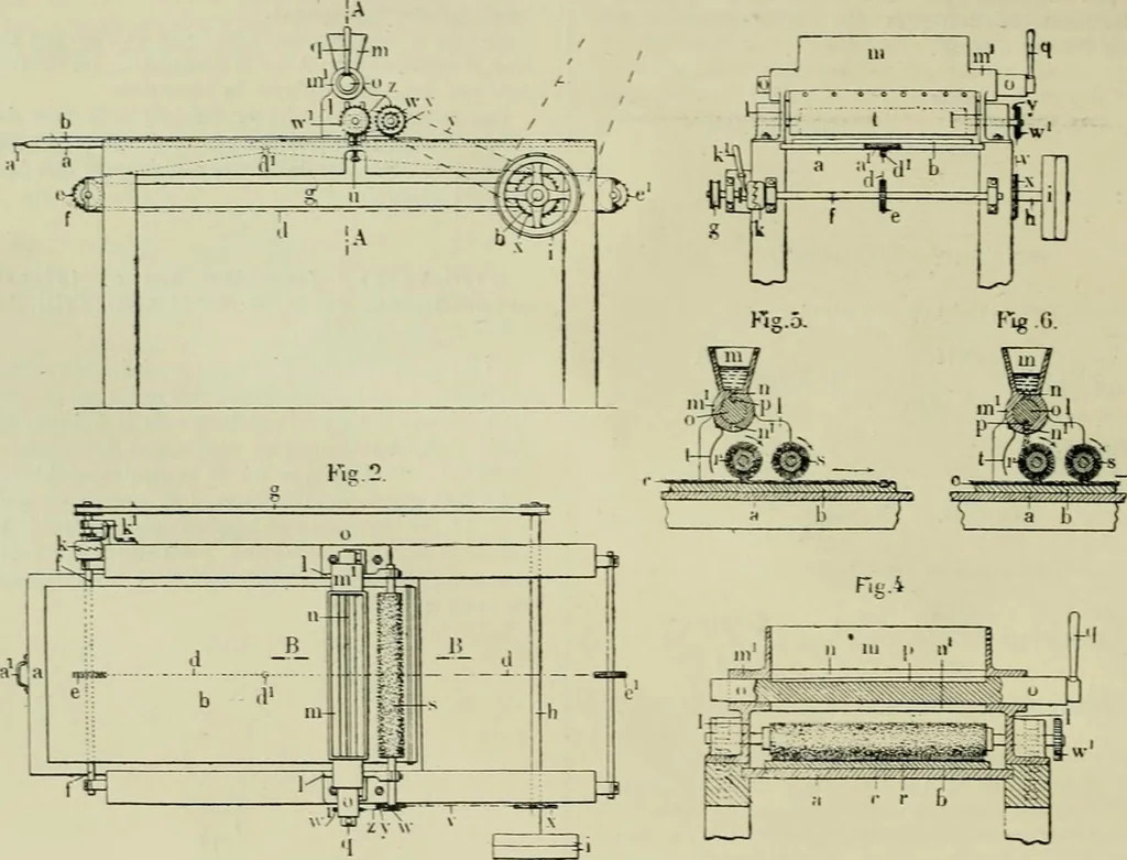 An illustration from Revue générale des matières colorantes et de leurs applications aux textiles, 1908, leaf 67