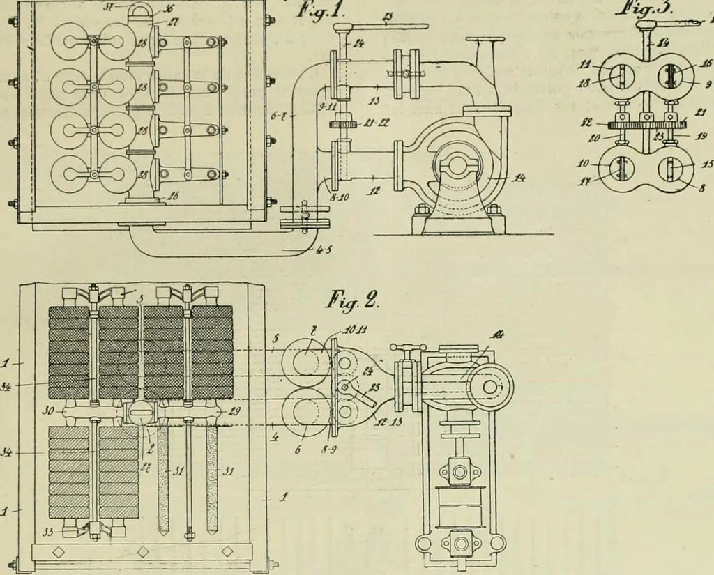 An illustration from Revue générale des matières colorantes et de leurs applications aux textiles, 1908, leaf 70