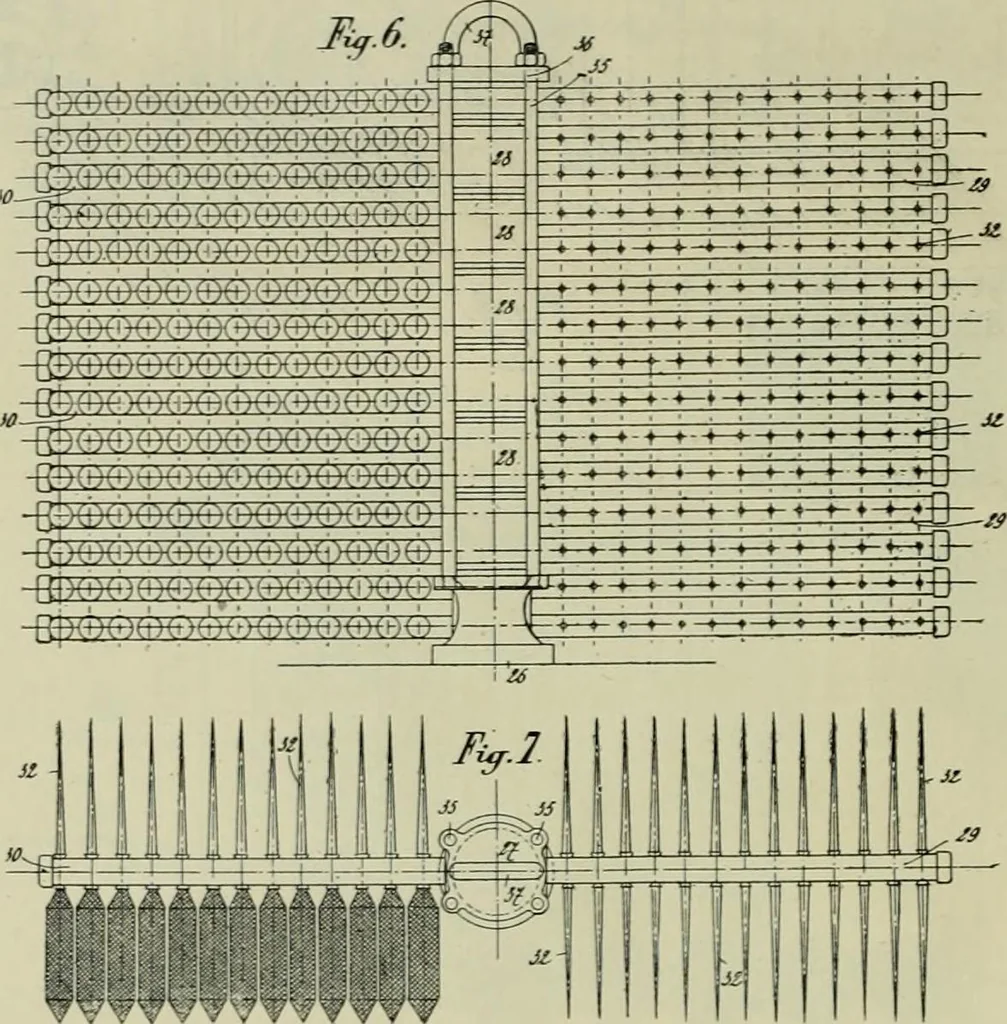An illustration from Revue générale des matières colorantes et de leurs applications aux textiles, 1908, leaf 71