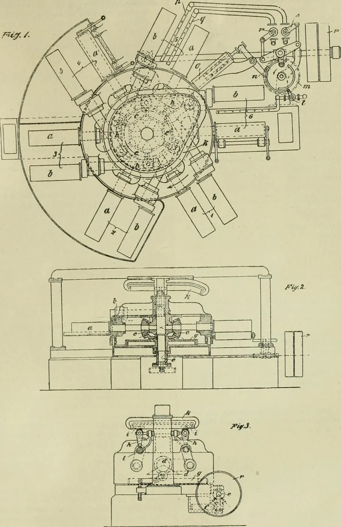 An illustration from Revue générale des matières colorantes et de leurs applications aux textiles, 1908, leaf 110