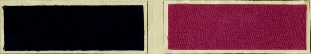 An illustration from Revue générale des matières colorantes et de leurs applications aux textiles, 1908, leaf 258