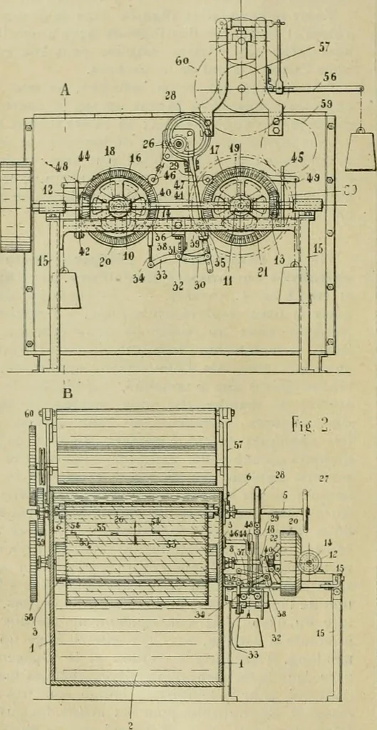 An illustration from Revue générale des matières colorantes et de leurs applications aux textiles, 1908, leaf 333