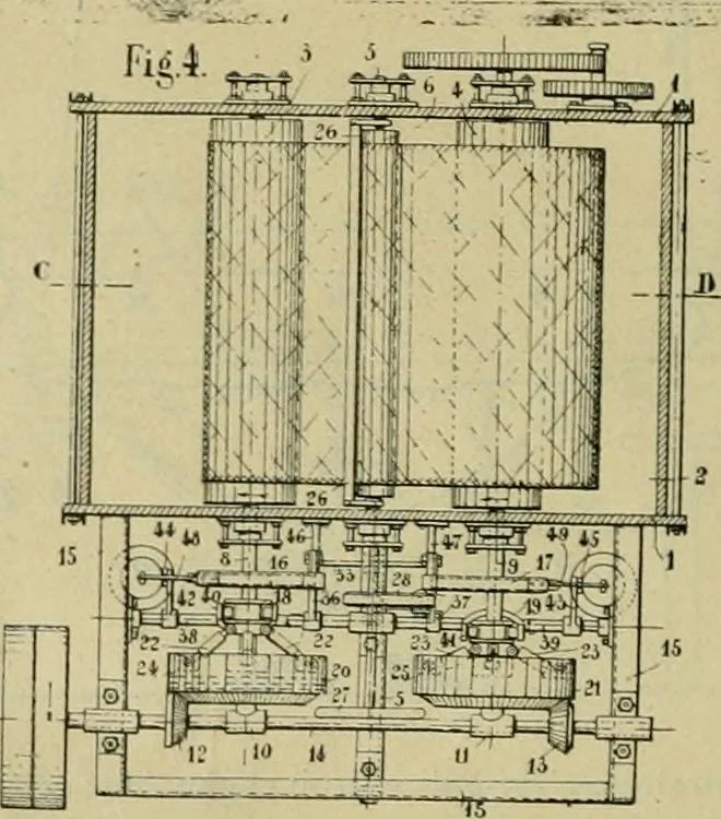 An illustration from Revue générale des matières colorantes et de leurs applications aux textiles, 1908, leaf 333