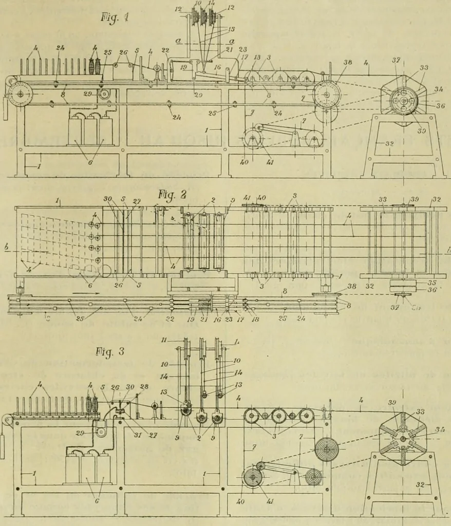 An illustration from Revue générale des matières colorantes et de leurs applications aux textiles, 1908, leaf 336