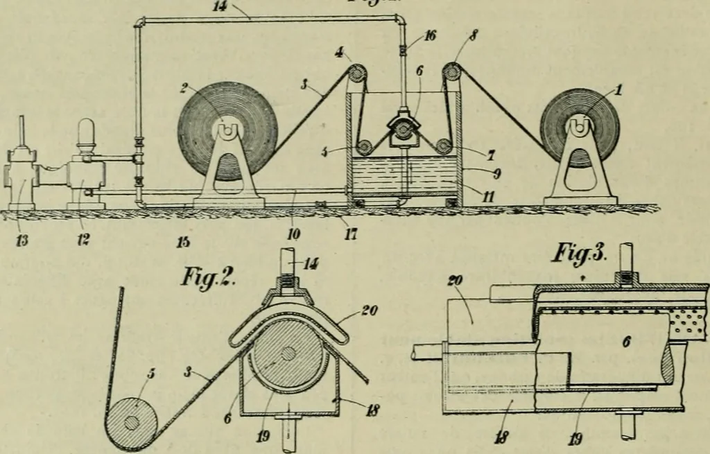 An illustration from Revue générale des matières colorantes et de leurs applications aux textiles, 1908, leaf 37