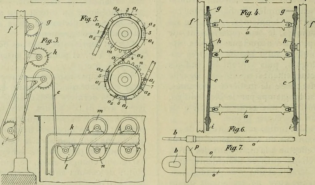 An illustration from Revue générale des matières colorantes et de leurs applications aux textiles, 1908, leaf 379