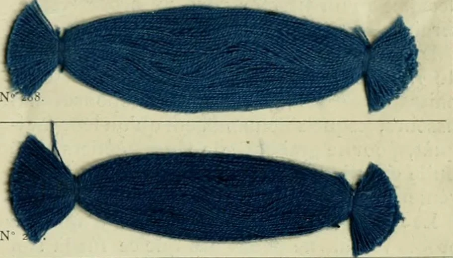 An illustration from Revue générale des matières colorantes et de leurs applications aux textiles, 1908, leaf 382