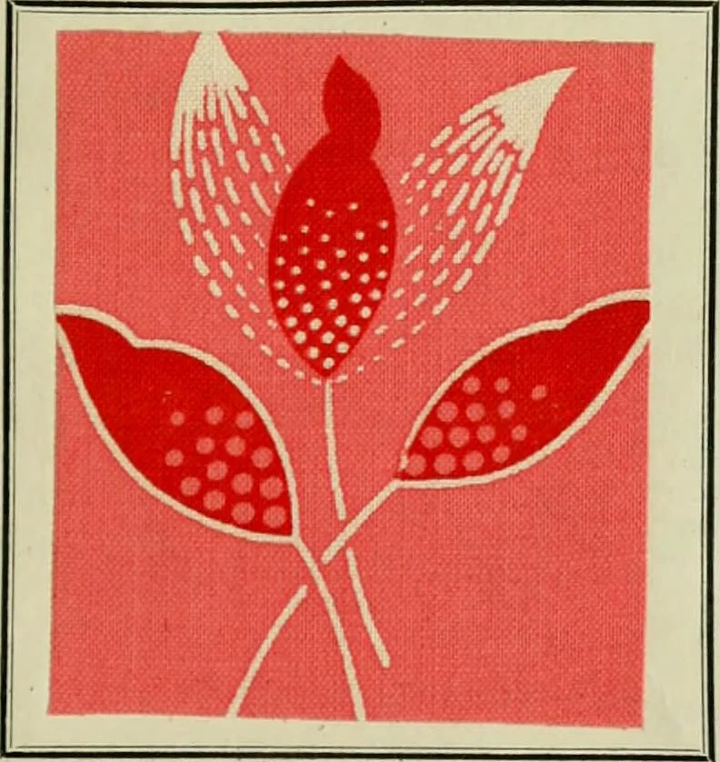 An illustration from Revue générale des matières colorantes et de leurs applications aux textiles, 1908, leaf 48