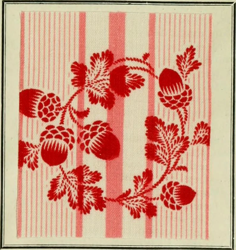An illustration from Revue générale des matières colorantes et de leurs applications aux textiles, 1908, leaf 48