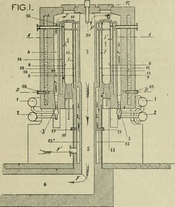 An illustration from Revue générale des matières colorantes et de leurs applications aux textiles, 1908, leaf 72
