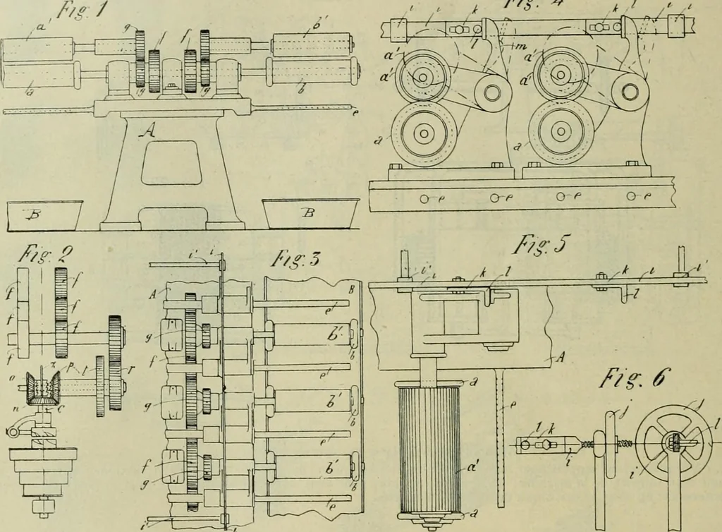 An illustration from Revue générale des matières colorantes et de leurs applications aux textiles, 1908, leaf 189