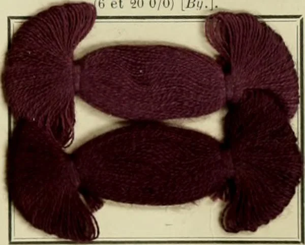An illustration from Revue générale des matières colorantes et de leurs applications aux textiles, 1908, leaf 332