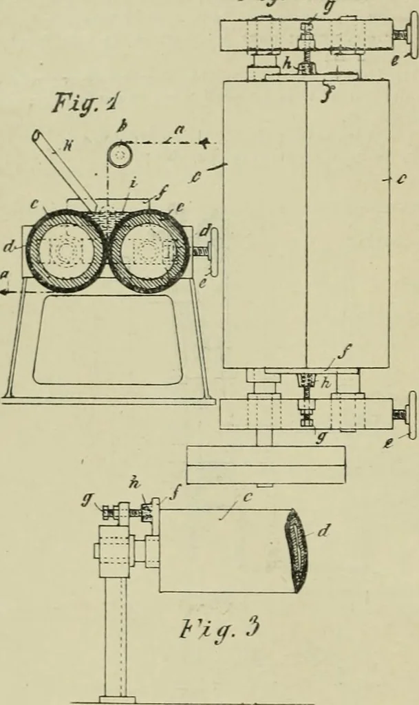 An illustration from Revue générale des matières colorantes et de leurs applications aux textiles, 1908, leaf 385
