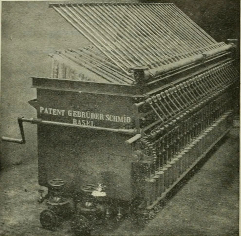 An illustration from Revue générale des matières colorantes et de leurs applications aux textiles, 1908, leaf 409