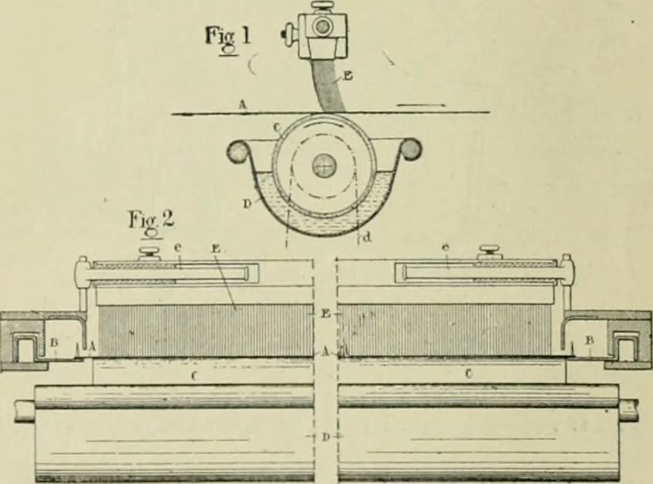 An illustration from Revue générale des matières colorantes et de leurs applications aux textiles, 1908, leaf 420