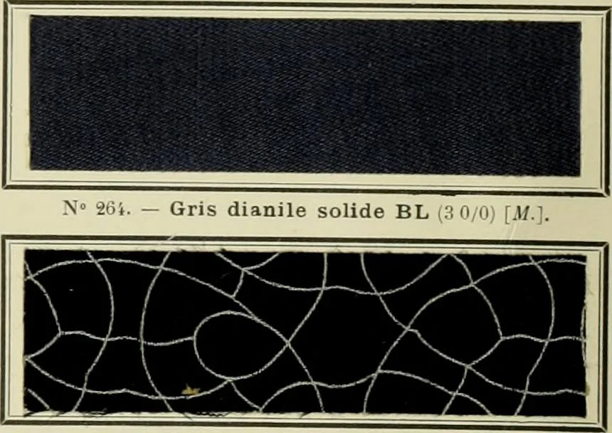 An illustration from Revue générale des matières colorantes et de leurs applications aux textiles, 1908, leaf 428