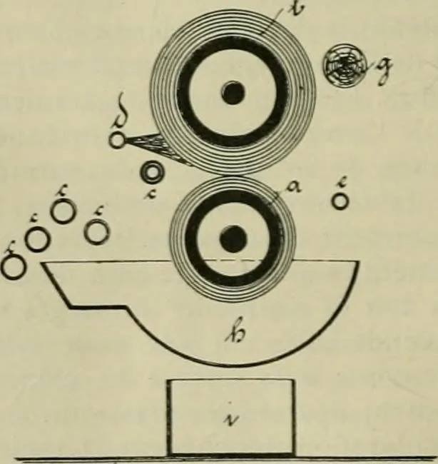 An illustration from Revue générale des matières colorantes et de leurs applications aux textiles, 1908, leaf 67