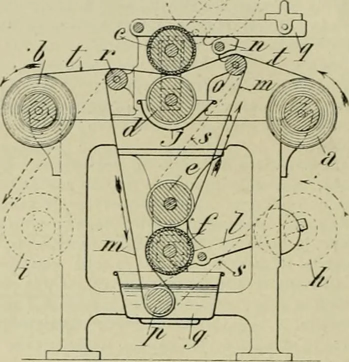 An illustration from Revue générale des matières colorantes de la teinture, de l'impression et des apprêts, 1910, leaf 123