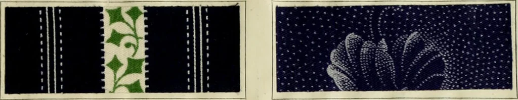 An illustration from Revue générale des matières colorantes de la teinture, de l'impression et des apprêts, 1910, leaf 138
