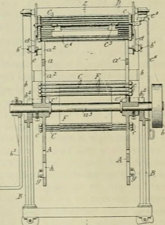 An illustration from Revue générale des matières colorantes de la teinture, de l'impression et des apprêts, 1910, leaf 145