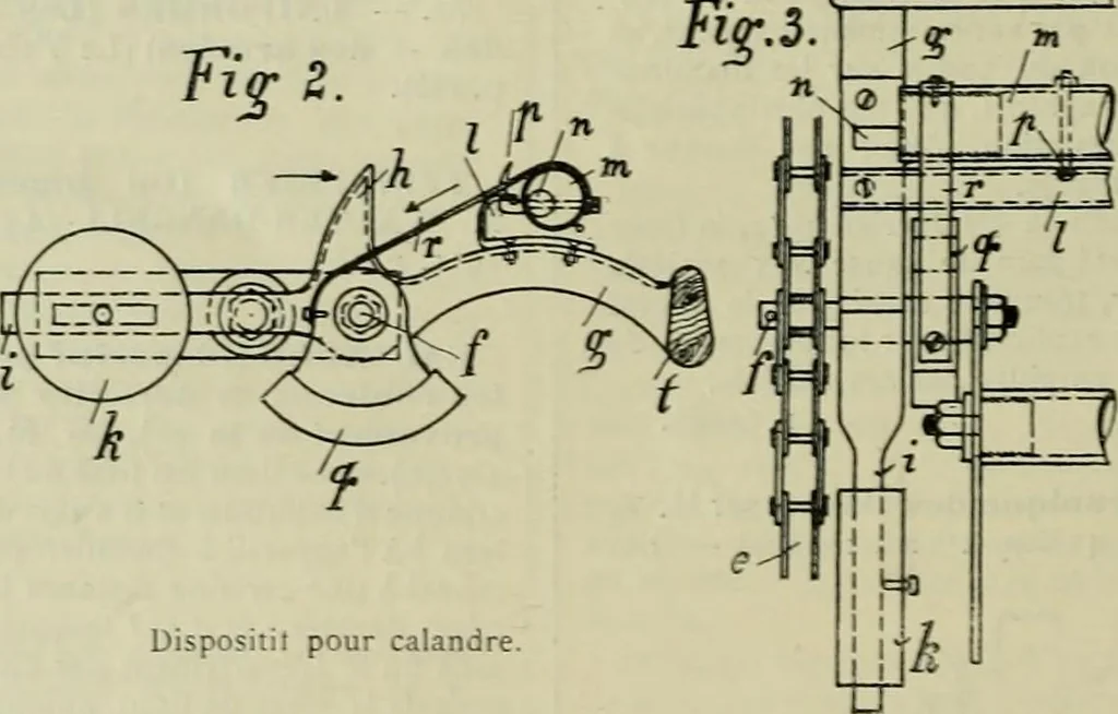 An illustration from Revue générale des matières colorantes de la teinture, de l'impression et des apprêts, 1910, leaf 179