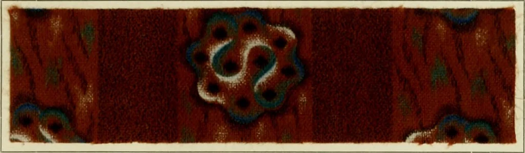 An illustration from Revue générale des matières colorantes de la teinture, de l'impression et des apprêts, 1910, leaf 306