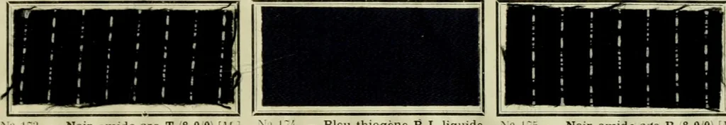 An illustration from Revue générale des matières colorantes de la teinture, de l'impression et des apprêts, 1910, leaf 318