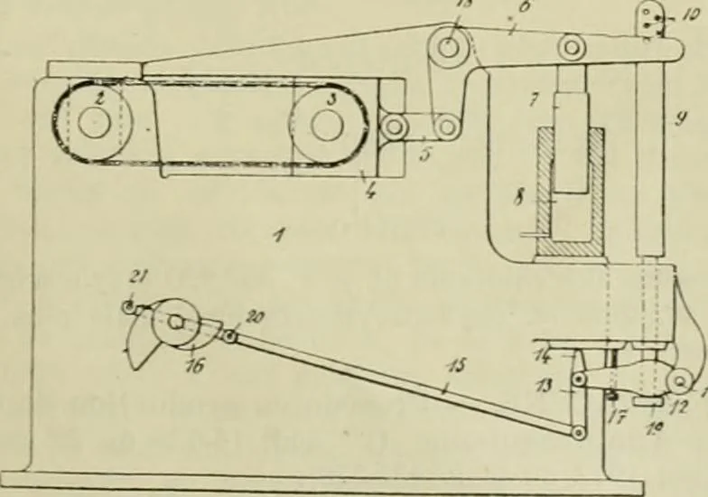 An illustration from Revue générale des matières colorantes de la teinture, de l'impression et des apprêts, 1910, leaf 332