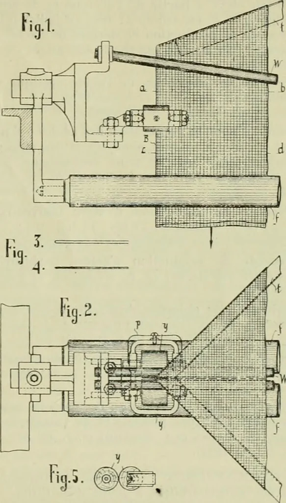 An illustration from Revue générale des matières colorantes de la teinture, de l'impression et des apprêts, 1910, leaf 332