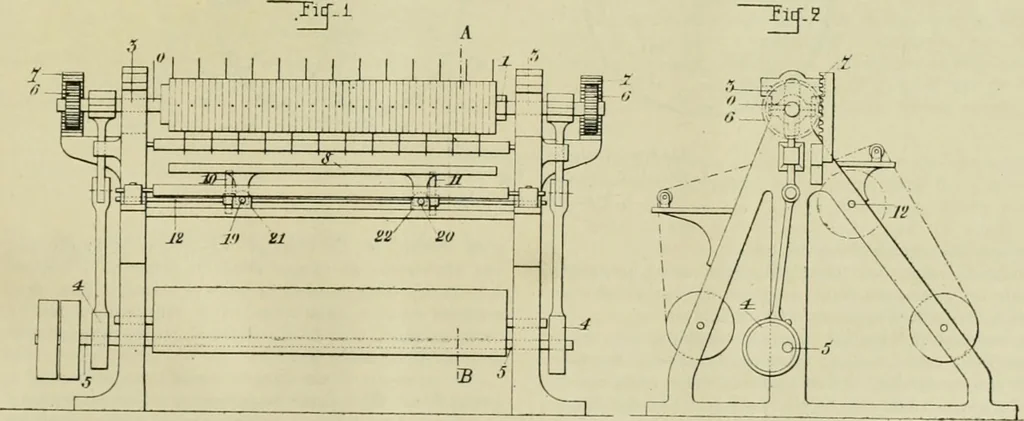 An illustration from Revue générale des matières colorantes de la teinture, de l'impression et des apprêts, 1910, leaf 348