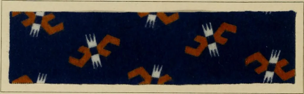 An illustration from Revue générale des matières colorantes de la teinture, de l'impression et des apprêts, 1910, leaf 67