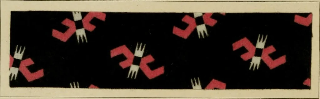An illustration from Revue générale des matières colorantes de la teinture, de l'impression et des apprêts, 1910, leaf 67