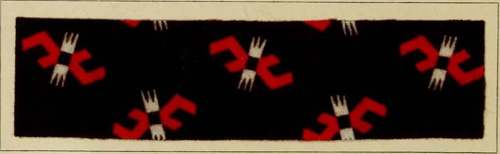 An illustration from Revue générale des matières colorantes de la teinture, de l'impression et des apprêts, 1910, leaf 67
